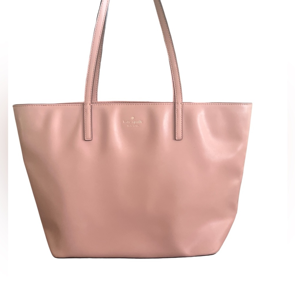 Kate Spade Pink Structured Tote Bag